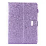For Ipad Mini 1 / 2 / 3 / 4 / 5 Business Style Horizontal Flip Leather Case With Holder and Card Slot and Photo Frame and Wallet and Hand Strap and Sleep / Wake-Up Function(Purple)