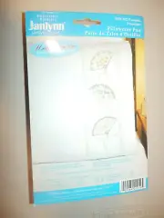 Janlynn Pillowcase Pair FANS Stamped Cross Stitch #021-1012 Fan-tastic