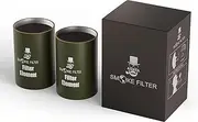 VNASNST Personal Smoke Air Filter 2PCS Supporting Filter,Suitable for Capturing Smoke and Removing Odors in Cars, Offices and Bedrooms, Durable for 500 Times of Use, Easy Breathing