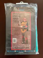 Vintage Teenage Mutant Ninja Turtles Raphael TMNT Halloween Costume 1988 Large
