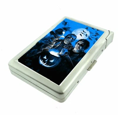 Classic Horror Halloween 100's Cigarette Case lighter ID Holder Wallet