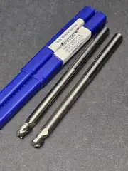 2pc 3/8" x 6" Solid Carbide End Mill 3mm Corner Radius 3FL Schultz Machinist