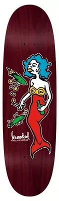 Krooked Mark Gonzales Mermaid 9.1 Shaped Pro Skateboard Deck