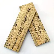 1 Pair Spalted Maple Wood Knife Handle Scales Slabs DIY Material Tools for Knives Custom Blank Blades Jewelry Handicrafts Making(4.7"x1.6"x1.18")