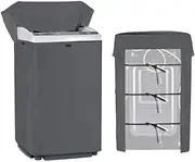 [MBOOM] Portable Washing Machine Cover,Top Load Washer Dryer Cover,Waterproof Full-Automatic,Wheel Washing Machine Cover (L)
