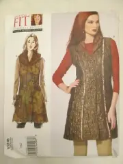 Vogue 1318 Today's Fit by Sandra Betzina Vest and Detachable Collar Pattern OSZ