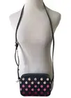 New Kate Spade Staci Orchard Toss Print Camera bag Blazer Blue