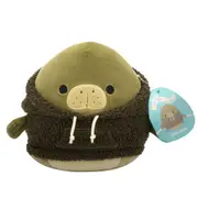 Squishmallows Wooster the Manatee in Sherpa Hoodie 7.5 inch Plush