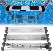 Replacement Swimming Pool Pedal 304 Stainless Steel Ladder Rung Step Anti Slip