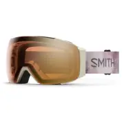Smith I/O Mag Ski and Snow Goggles Chalk Bleach, Photochromic Gold Mirror +Bonus