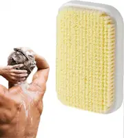 unbrand Wall Mounted Back Scrubber for Shower,Large Exfoliating Brush for Shower Bathing Scrub Brush Hands-Free Back Brush & Body Scrubber