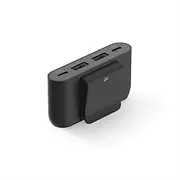 Belkin BoostCharge 4-Port USB Power Extender for Apple iPhone, iPad, Samsung Galaxy - Compatible w/USB-C & USB-A Connections - Black