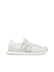Dolce & Gabbana Leather Lowtop Sneakers With Logo Detail