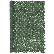 Artificial Ivy Leaf Privacy Fence Screen - 96"x72" Lush Green Decor Panel