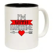 I Am With Handsome Mug Cup