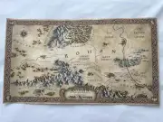 WAR OF THE ROHIRRIM 13"x23" Original Movie Poster Map of Rohan Lord of the Rings