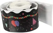 jojofuny Adorable Classroom Border Stickers 20m Roll of Removable Border Paper Cartoon Patterns Bulletin Accessory Great for Diy Craft Projects