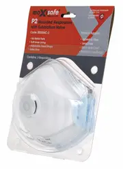 Maxisafe RES504C-3 - Dust Mask - P2 Valved - 3 Pack