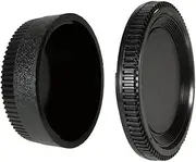 CamDesign Camera Body Cap & Rear Lens Cover for Nikon D3,D4,Df,D300,D300S,D750,D700, D800 D800E,D610,D600,D70,D70S,D80,D90,D3500 D3400,D3300,D3200,D3100,D5600 D5500 D5100,D5200,D5300,D7000,D7100 D7200