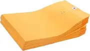 KICHOUSE Mailing Clasp Envelopes 100pcs Paper Legal Size Buckle Envelopes for Document Storage