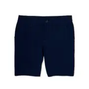 Wonder Nation Boys School Uniform Stretch Performance Shorts, Navy Blue, Size 6