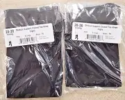 Compression Socks, Knee Hi Closed Toe, Black, X-L, 20-30 mmHg, 2 Pr. Ames-Walker