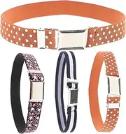 [GLSTOY] 4Pcs Elastic Waist Belts Stretchy Belts for Boys and Lightweight for Jeans Skirts and Pants
