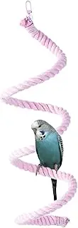 Parrot Rope Perch | Flexible Bird Swings for Parrots Cockatiel Peony | Colorful Chewing Toys Ladder Small Medium Macaw Cotton Strap