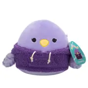 Squishmallows Anoushka the Parakeet in Sherpa Hoodie 7.5 inch Plush
