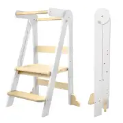 Foldable Baby Montessori Step Stool for Toddlers Kids Toddler Tower for Kitchen