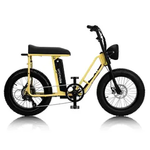 【SEic】復古Unimoke SW低跨版城市電動輔助自行車_慵懶沙漠黃(電輔車)