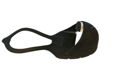 New Low-Profile Steel Toe Cap Safety Overshoe with Backstrap, Small White,