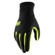100 Percent - 100% Brisker Xtr Glv Blk/Flo Yel-Sm (10030-00001)