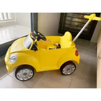 在飛比找蝦皮購物優惠-VW 福斯手推助步車(黃) 金龜車 兒童汽車玩具 模型汽車