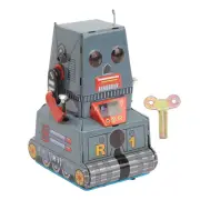 Wind Up Robot Toy Tinplate Classic Retro Clockwork Vintage Toy Photography HO