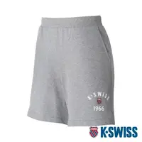 在飛比找momo購物網優惠-【K-SWISS】棉質短褲 Sweat Shorts-女-灰