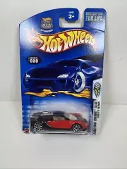 HOT WHEELS 2003 FIRST EDITIONs 18/42 BUGATTI VEYRON RED AND BLACK Hc 6