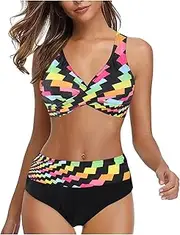 [Generic] Girls Plus Size Swimsuits 18-20 Size Plus Beachwear Swimwear Swimsuit Print Padded Swimjupmsuit Women Swimwears Tankinis Set American Swim Shorts Women