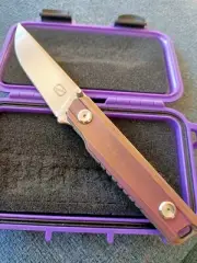 Stedemon Titanium Folding Pocket Knife Cts 204p Stainless Blade