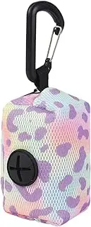 Dog Poop Bag Dispenser - Dog Poop Dispensers Dogs Bags Dispenser | Compact Waste Bags Holder with Clip, Leak-Proof Poo Bag Container for Walking, Hiking, and Outdoor Pet Cleanup