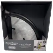 Better Home & Gardens Corner Assist Bar W Mable Acrylic Shelf