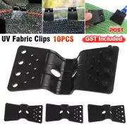 1/30x UV Fabric Clips Fasten Hang Expand Shade Cloth Shade Net Clip Black AU