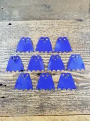 10 blue minifigure capes. Lego compatible.
