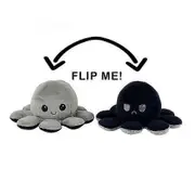 30/40cm Reversible Octopus Plush Doll With Double-sided Pattern Stuffed Cartoon SHQ