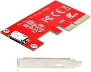 NFHK PCI-E 3.0 Express 4.0 x4 to Oculink External SFF-8612 SFF-8611 Host Adapter for PCIe SSD with Bracket
