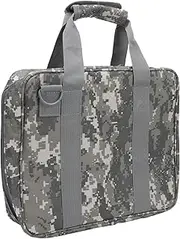 Travel Case Bag, Portable Carrying Case with Ergonomic Handles, Canvas Satellite Protective Handbag (Camouflage)