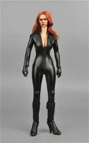 ZYTOYS 1/6 ZY15-2 Leather Jumpsuit Bodysuit Clothes For 12in Female PH TBL Doll