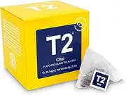 T2 Tea Chai Black Tea Bags in Box, 25-Count