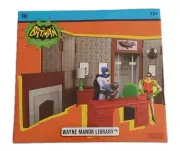 McFarlane Toys - DC Retro Wayne Manor Library (Batman 66') Playset