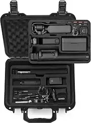 Lekufee Waterproof Hard Case Compatible with DJI Osmo Pocket 3/DJI Pocket 3/Creator Combo/Power Expansion Combo/Vlogging Camera/Action Camera and Accessories(Case Only)